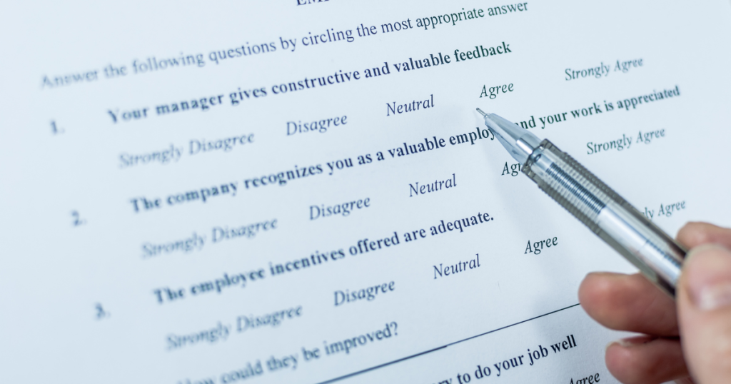 パルスサーベイの質問項目と実施手順