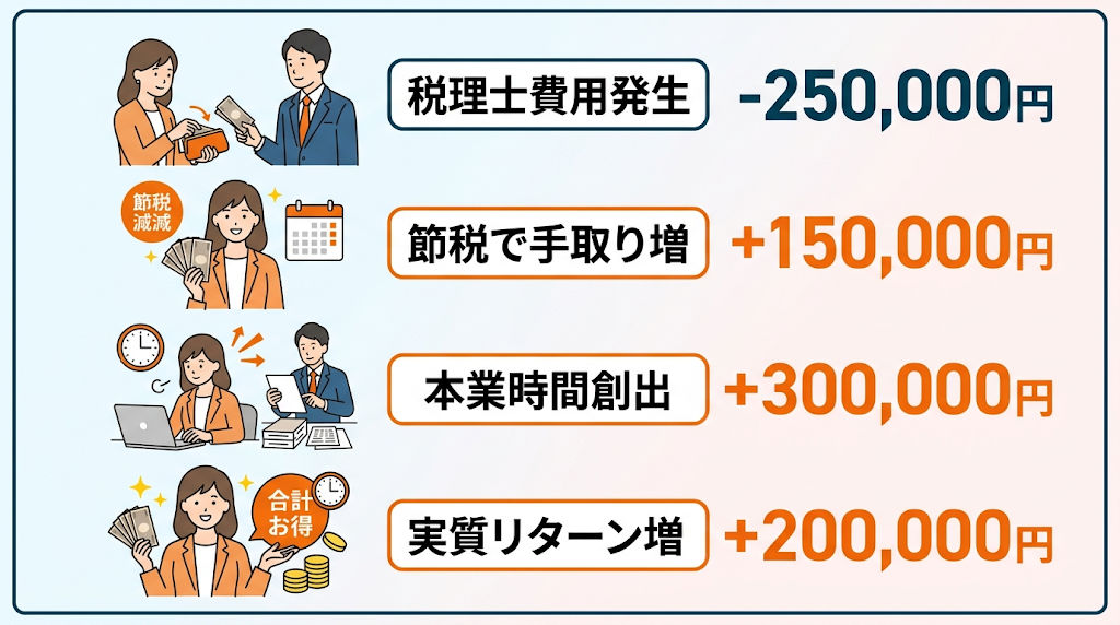 フリーランスが税理士費用を払うメリット